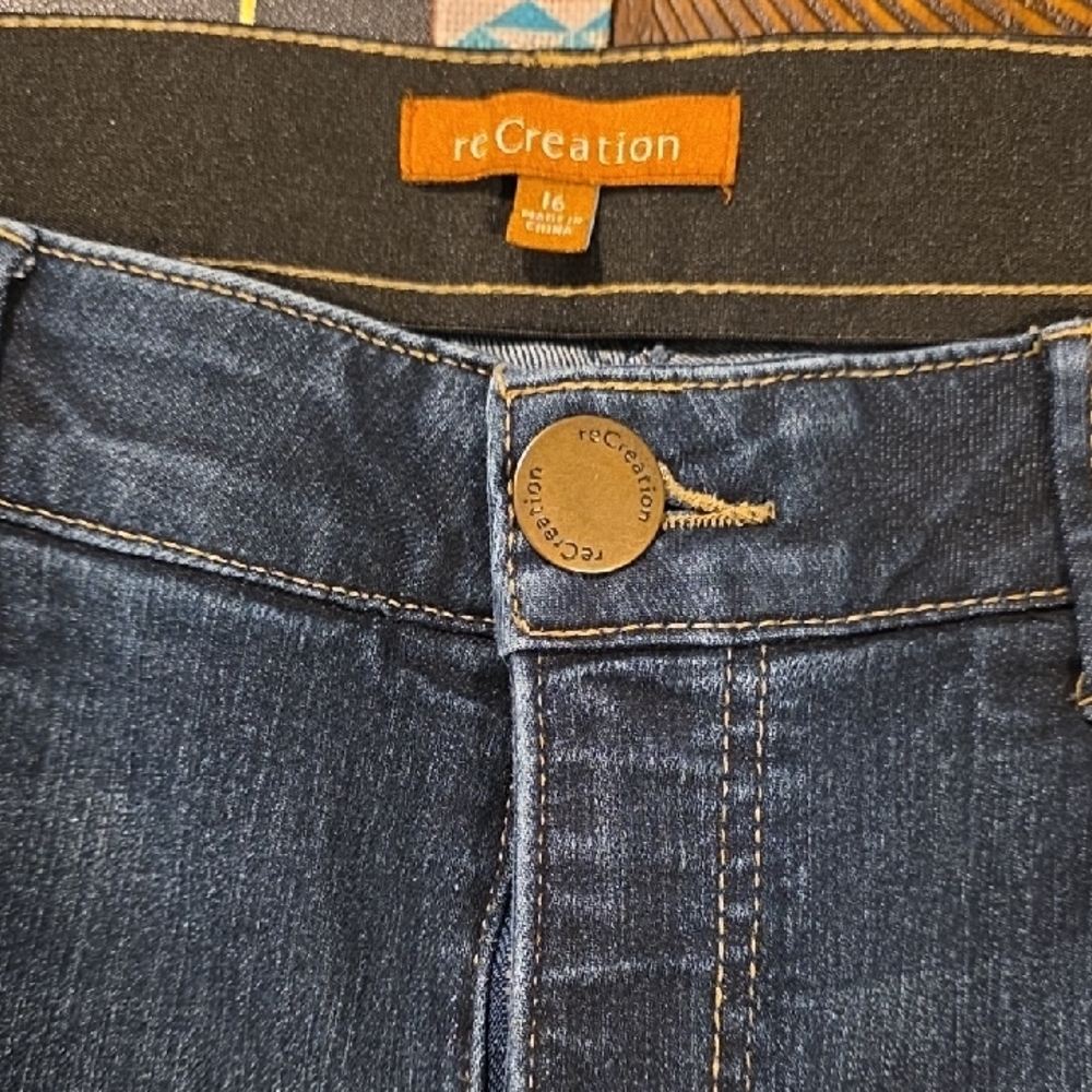 High Rise Dark Blue Jeans